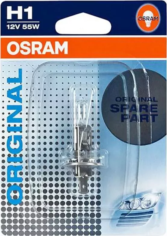 Лампа OSRAM " " Н1, 55Вт P14.5s, блистер, 12В "" P14.5S,