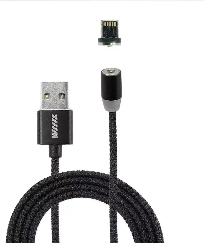 Кабель Wiiix USB-Lightning черный 1м WIIIX USB-LIGHTNING
