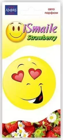 Ароматизатор подвесной RASH картонный AMBRE *iSMAILe* STRAWBERRY