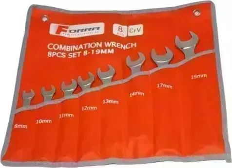 Набор ключей FORRA 2сторонних 8,10,11,13,14,17,19 mm Сталь А3