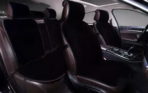 Накидка PSV искусственный мех черный 145x55 комплект 145X55