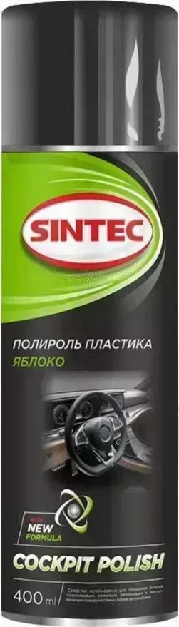 Аэрозоль Sintec Полироль салона Яблоко 400мл