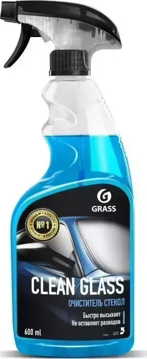 Очиститель GRASS стекол "Clean Glass", 600мл "CLEAN GLASS",