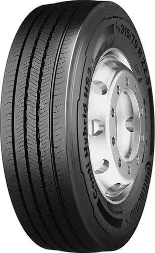Шина CONTINENTAL Hybrid HS3+ 295/80R22.5 154/149M M+S 3PMSF TL EU рулевая ось HYBRID TL EU