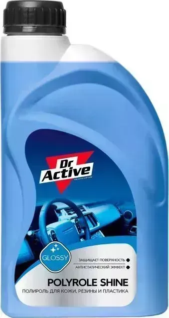 Полироль Sintec Dr.Aktive для кожи, резины и пластика "Polyrole Shine" 1л DR.AKTIVE и "POLYROLE SHINE"