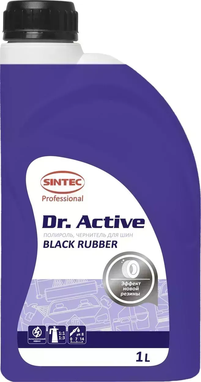 Полироль Sintec Dr.Active чернитель шин "Tire Polish" 1 л DR.ACTIVE "TIRE POLISH" 1 л