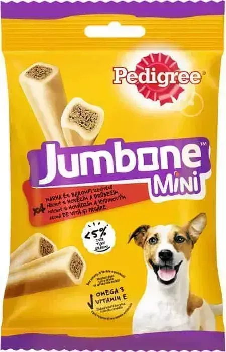 Лакомство Pedigree Jumbone Mini говядина с курицей для собак мелких пород 160г