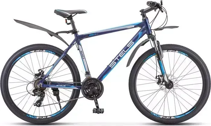 Велосипед STELS Navigator-620 MD 26" V010 14" Тёмно-синий
