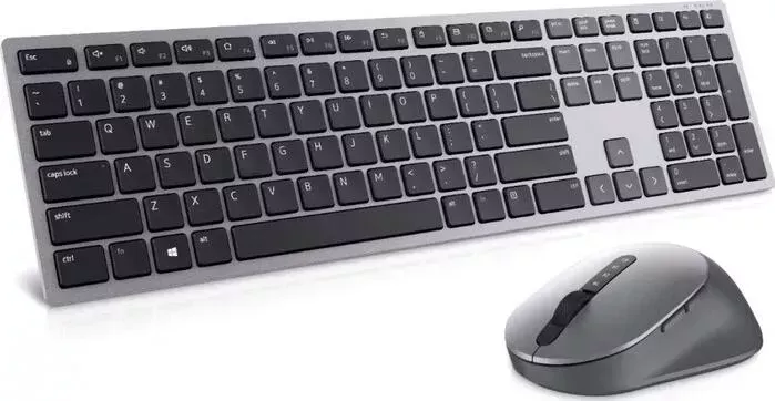 Клавиатура DELL +мышь KM7321W, серый (580-AJQP)