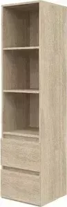 Стеллаж ВАСКО с 2 ящиками Рино 203 дуб сонома