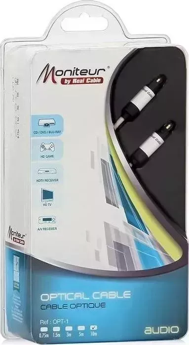 Кабель Real Cable OPT-1, 10m, оптический