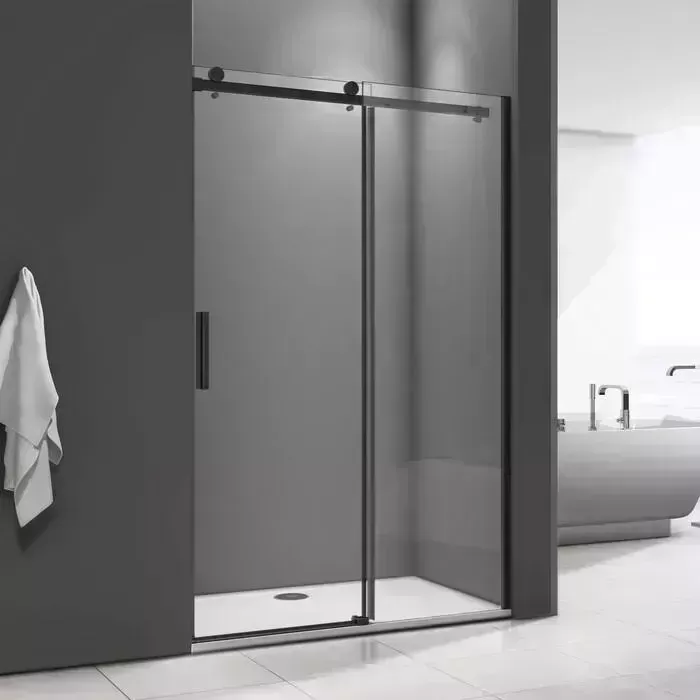 Душевая дверь Good Door Galaxy WTW 120х195 прозрачная, черный (WTW-120-C-B)