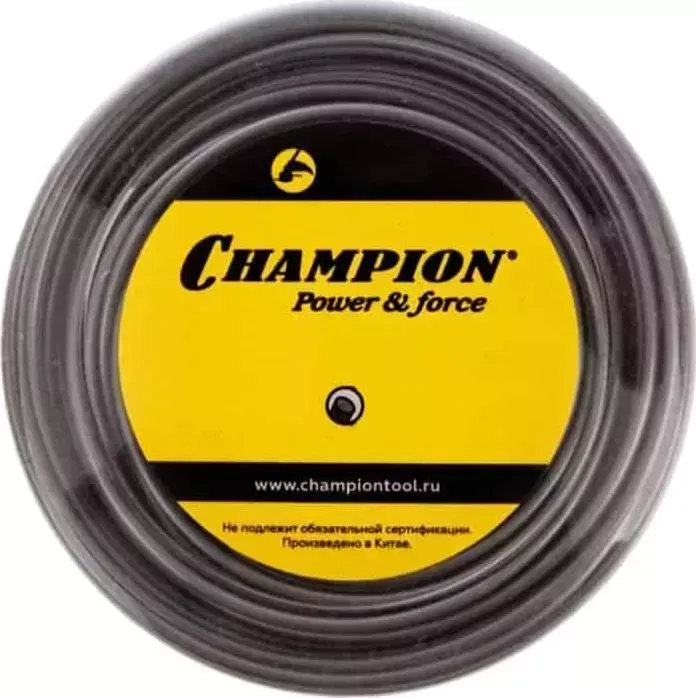 Леска триммерная CHAMPION 2.7мм 72м круглая Aluminium (C7035)