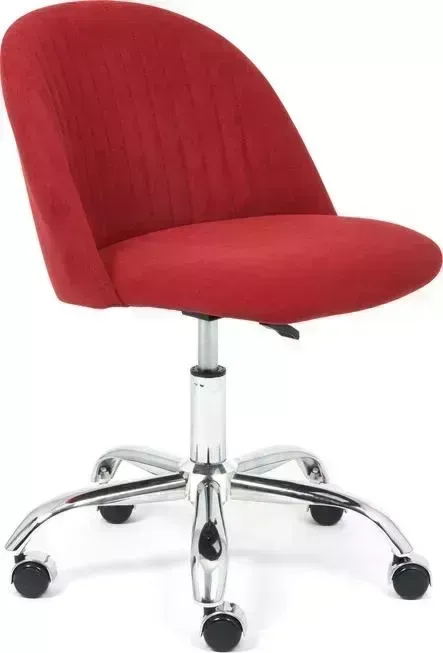 Кресло офисное TetChair Melody флок бордовый 10