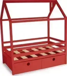 Кровать детская Anderson Дрима BOX красная 80x190
