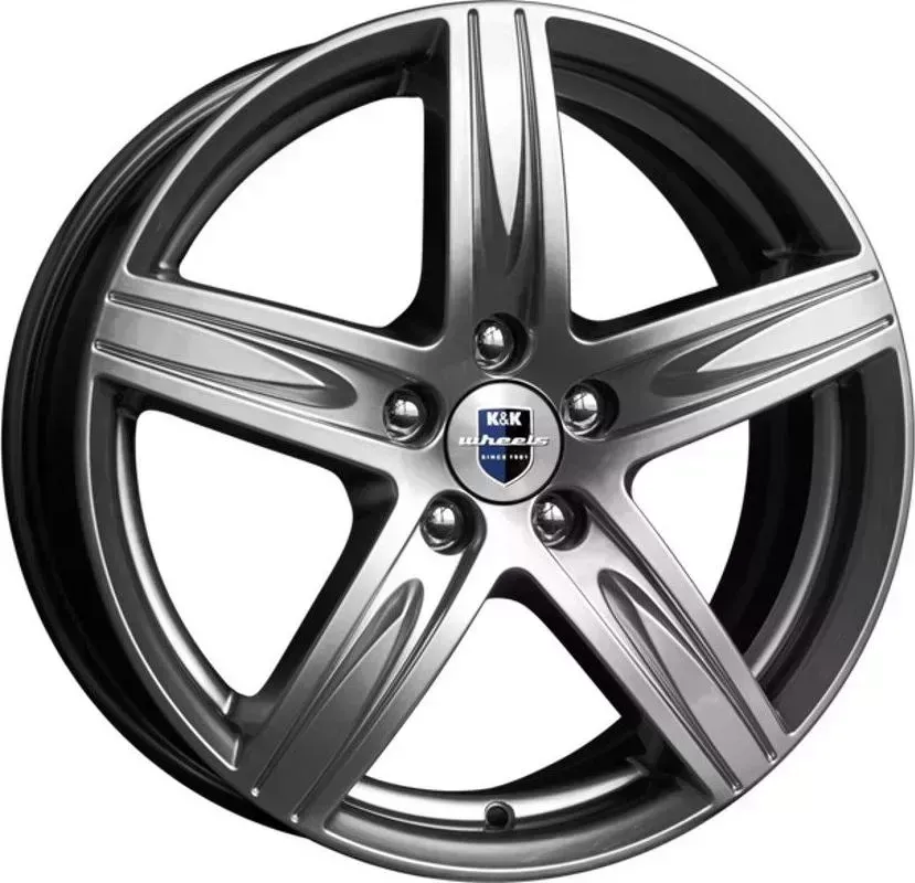 Диск автомобильный КиК Андорра-оригинал (КС496)6,0\R15 5*100 ET38d57,1Дарк платинум[]<С> 6,0//R15
