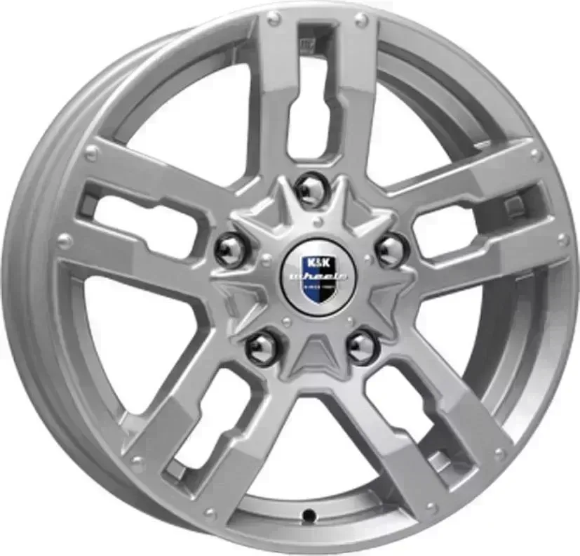 Диск автомобильный КиК Штокман (КС723)6,0\R16 5*139,7 ET40d98,5Сильвер[] 6,0//R16