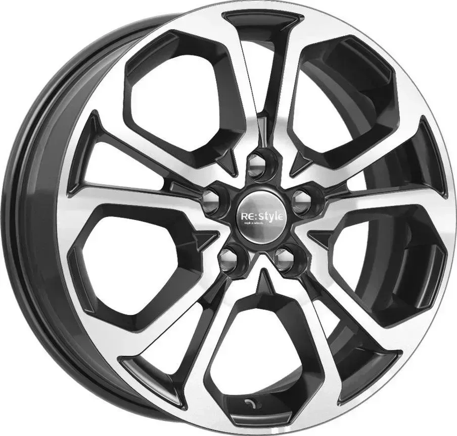 Диск автомобильный КиК Hyundai Creta (КСr892)6,5\R17 5*114,3 ET49d67,1Алмаз черный[] 6,5//R17