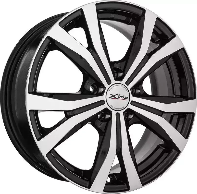 Диск автомобильный X'trike X-1196,5\R16 5*110 ET37d65,1BK/FP[] 6,5//R16