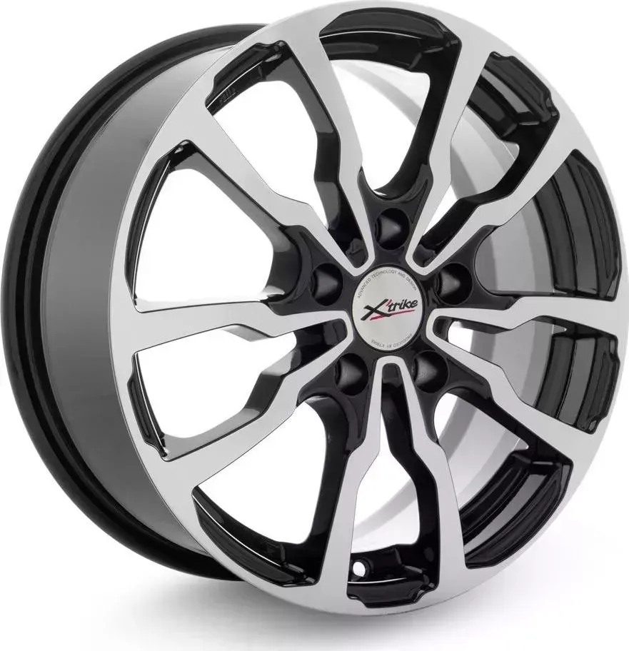 Диск автомобильный X'trike X-1176,5\R16 5*110 ET37d65,1BK/FP[] 6,5//R16