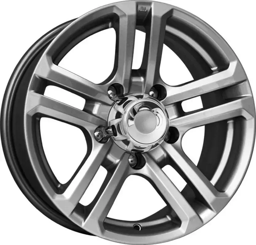 Диск автомобильный КиК Палладика (КС591)7,0\R16 5*139,7 ET5d110,1Дарк платинум[] 7,0//R16