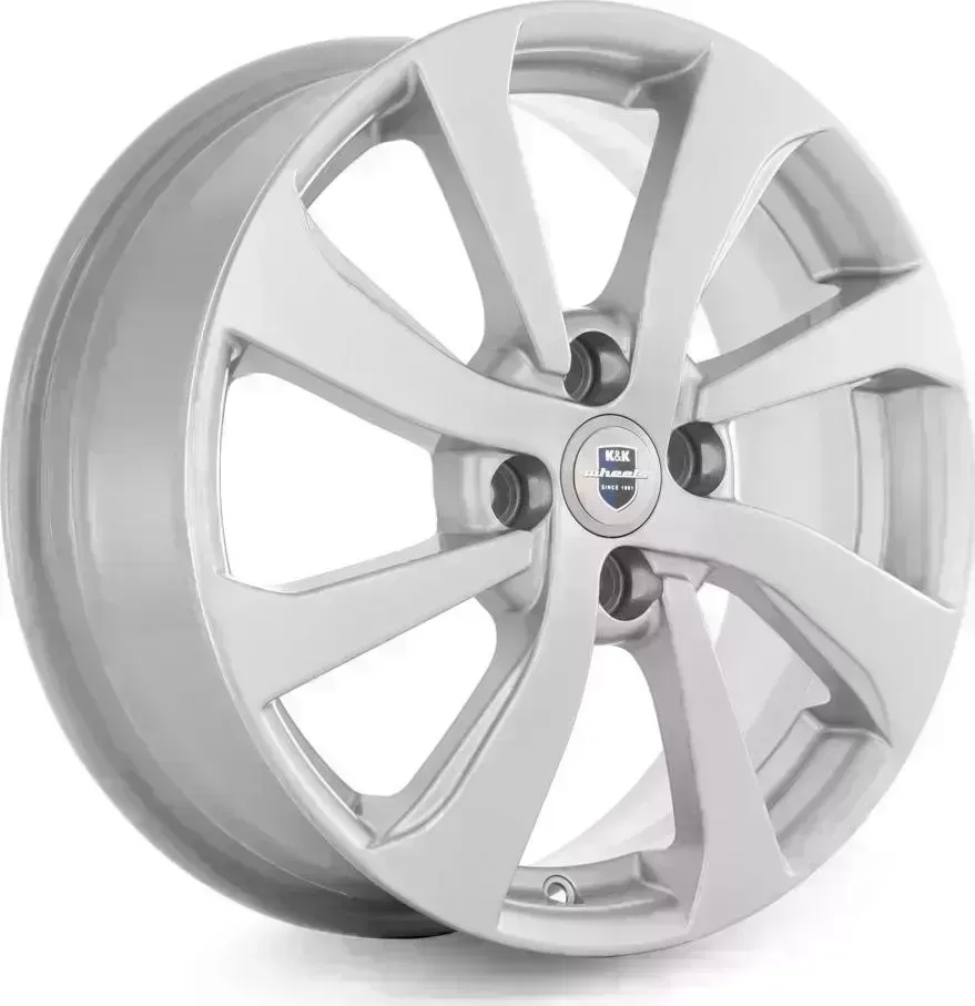 Диск автомобильный КиК Lada Vesta (КСr893)6,0\R16 4*100 ET50d60,1Сильвер[] 6,0//R16