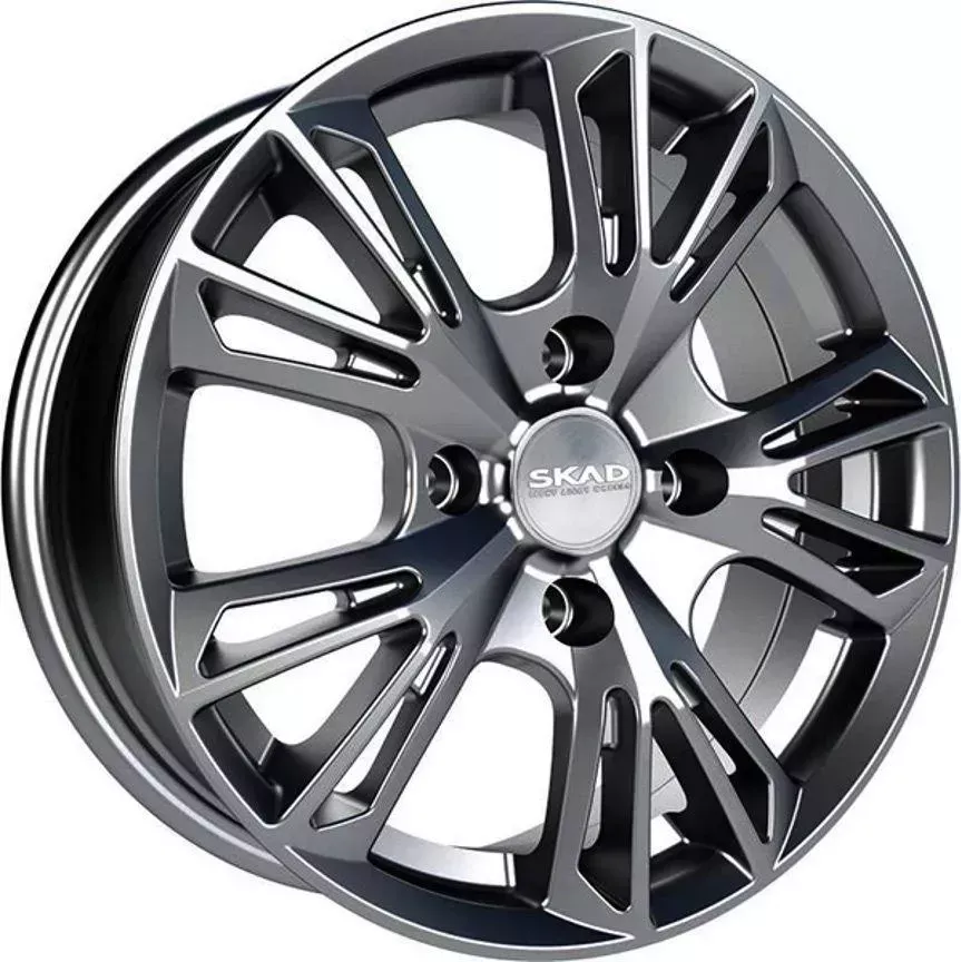 Диск автомобильный СКАД Монреаль6,0\R15 5*100 ET38d57,1Графит[] 6,0//R15
