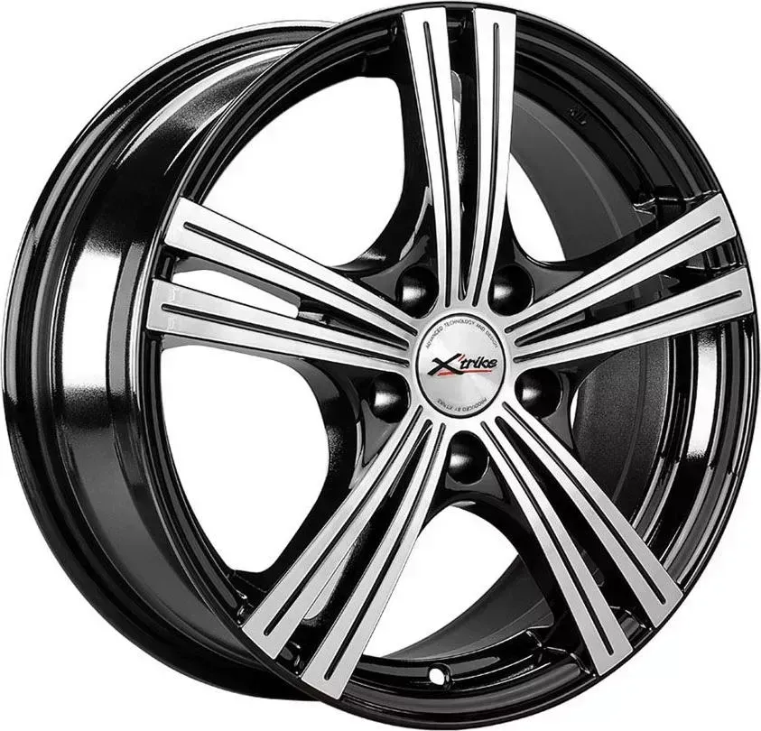 Диск автомобильный X'trike X-1126,5\R16 5*110 ET37d65,1BK/FP[] 6,5//R16