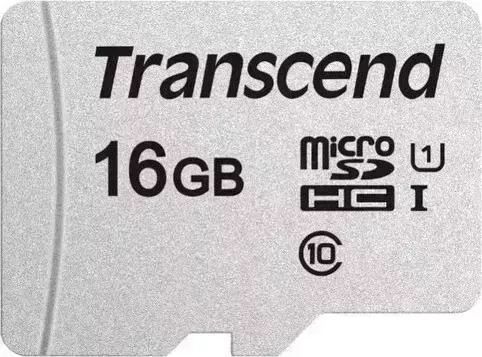 SD карта TRANSCEND Флеш micro SDHC 16Gb Class 10 + adapter