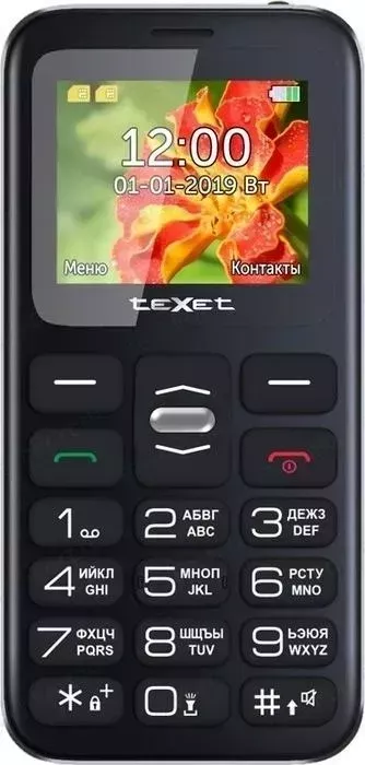 Мобильный телефон TeXet TM-B209 черный