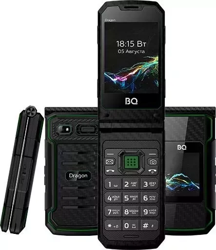 Мобильный телефон BQ 2822 Dragon Black/Green