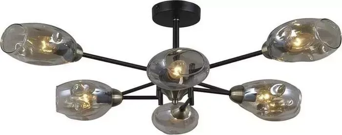 Люстра Seven Fires Потолочная Tiene SF4023/8C-BK-AB