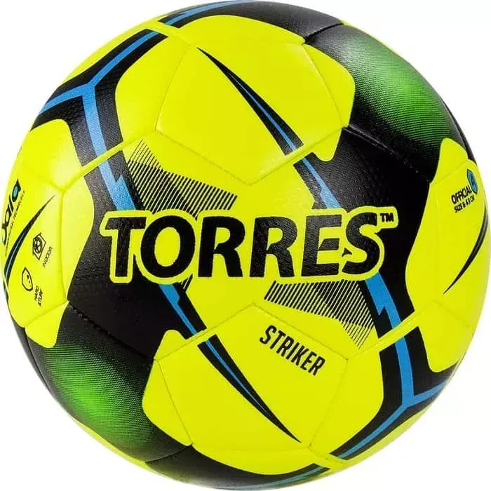 Мяч футзальный TORRES Futsal Striker арт. FS321014, р.4, желтый