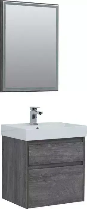 Мебель для ванной AQUANET Nova Lite 60 2 ящика, дуб рошелье