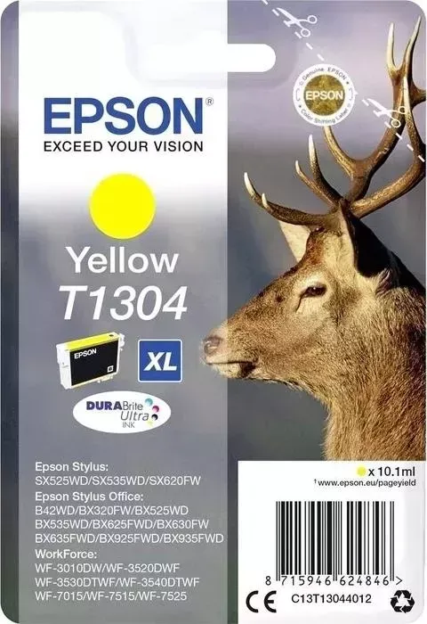 Картридж EPSON I/C yellow B42WD new (C13T13044012)