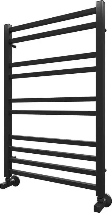 Полотенцесушитель водяной LEMARK Bellario LM68810BL П10 500x800 черный, с набором подключений (LM68810BL, LM03412SBL)