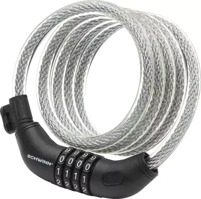 Замок велосипедный Schwinn Combination Cable Lock 12мм х 1,8 м, кодовый