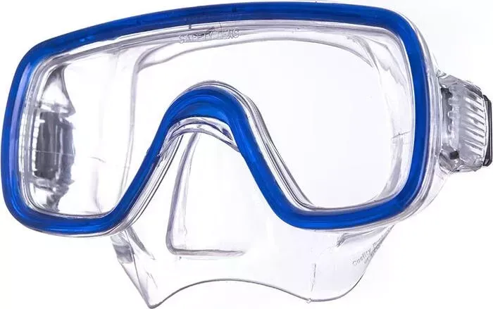 Маска для плавания Salvas Domino Md Mask, арт. CA140C1TBSTH, безопасн.стекло, Silflex, р. Medium, синий