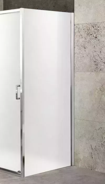Боковая стенка BELBANGO Unique 100x190 матовая, хром (UNIQUE-100-FIX-M-Cr)
