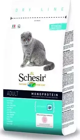 Сухой корм Schesir для кошек, Рыба, 1.5 кг (132.С736)