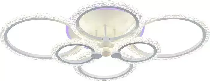 Люстра Profit Light светодиодная 18027/6 WHT 132W+11W RGB