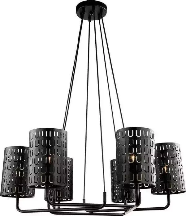 Люстра Lumien Hall Тейл 4002/6P-BK-GR