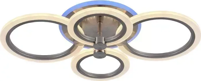 Люстра Profit Light светодиодная 8076/4 NKL 72W+7W RGB