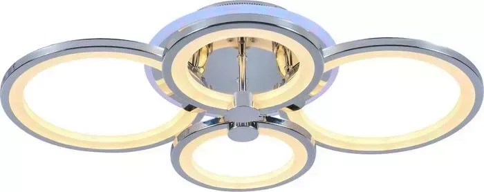 Люстра Profit Light светодиодная 8077/4 CHR 100W+7W RGB