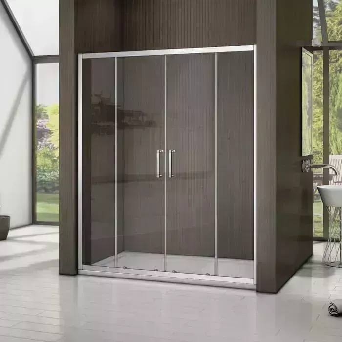 Душевая дверь Good Door Latte WTW-TD 170х185 прозрачная, хром матовый (WTW-TD-170-C-WE)