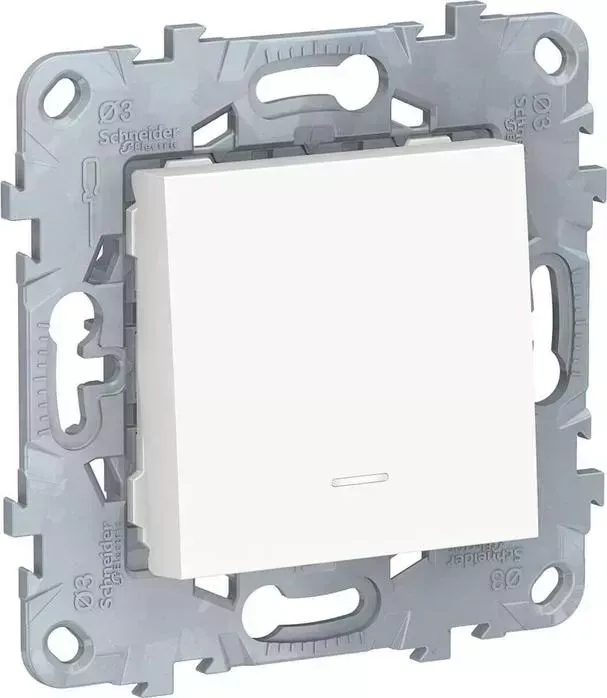 Выключатель Schneider Electric одноклавишный Unica New NU520618N