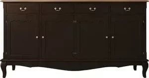 Комод Etagerca с ящиками и дверками Leontina ST9345ETG/BLK