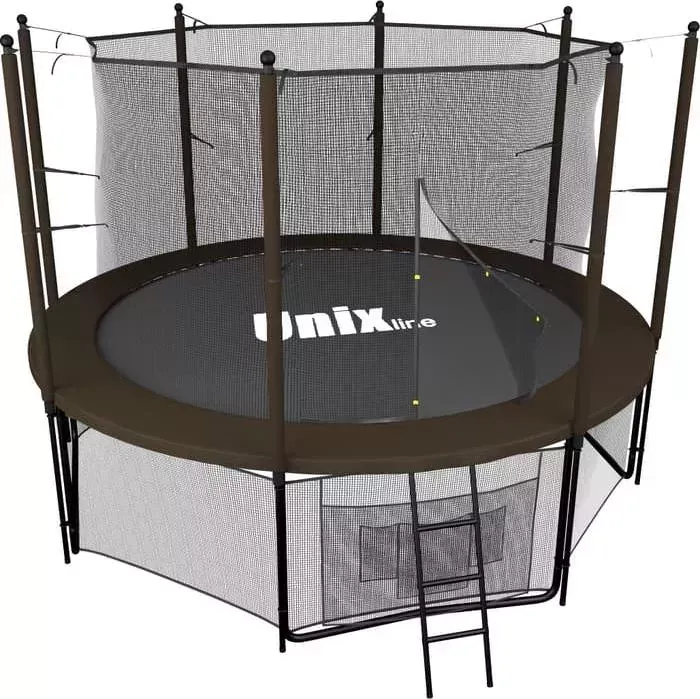 Батут UNIX line Black&Brown 8 ft (inside)
