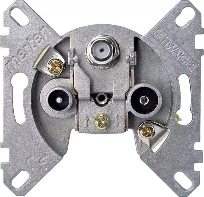 Розетка Schneider Electric TV-FM-SAT оконечная Merten Antique/Artec MTN466097