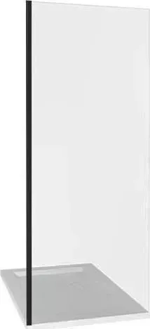 Боковая стенка Good Door Galaxy SP 100х195 прозрачная, черный (SP-100-C-B)
